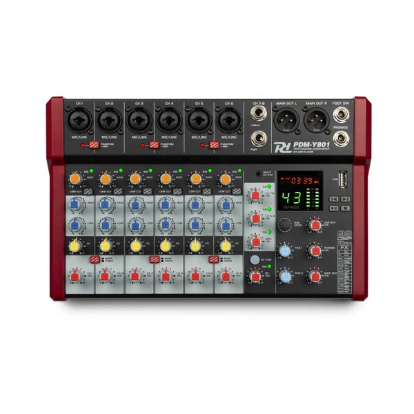 Studio Music Mixer 8-Channel Carousel 1