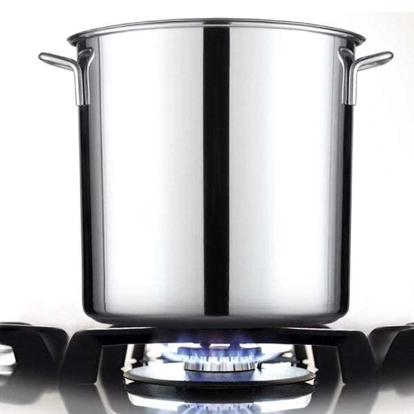 72L Heavy Duty Stock Pot 45cm Stainless Steel Pot With Lid Soup Pot Carousel 2