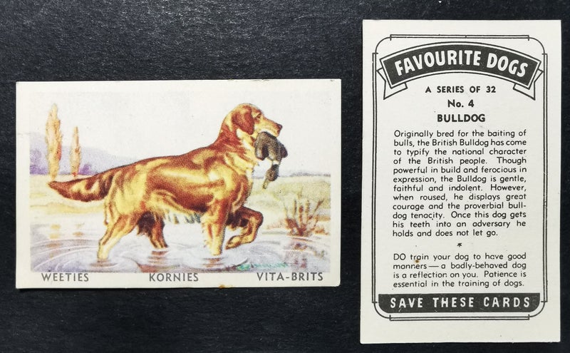 FAVORITE DOGS - 1949 KORNIES CARDS - lot 128 Carousel 2
