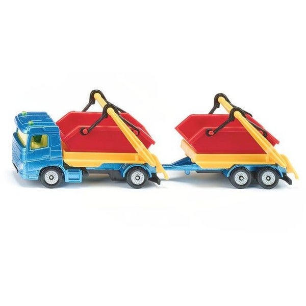 Siku Rubbish Skip Truck and Trailer 1695 Carousel 1