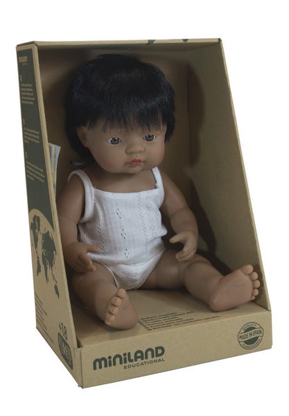 Miniland Doll Hispanic Boy 38cm Carousel 1