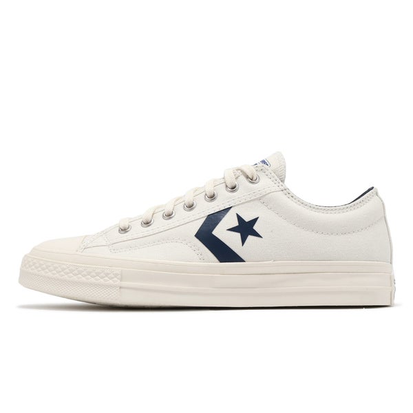 Converse Star Player 76 Classic White Navy Men Unisex Casual Shoes A08539C Carousel 1