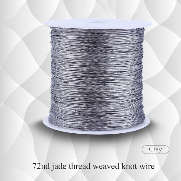 100M x 0.8mm Nylon Chinese Knot Cord Rattail Macrame Shamballa Thread String Carousel 1