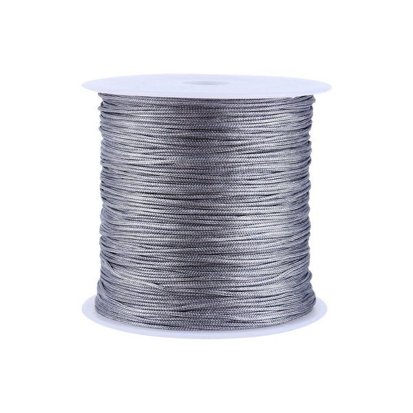 100M x 0.8mm Nylon Chinese Knot Cord Rattail Macrame Shamballa Thread String Carousel 2