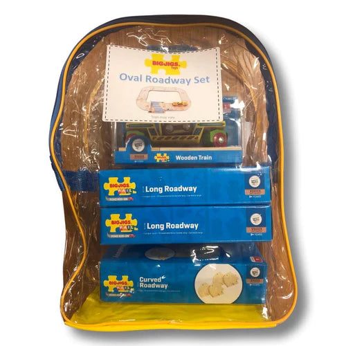 Oval Roadway Set in Bag Carousel 1