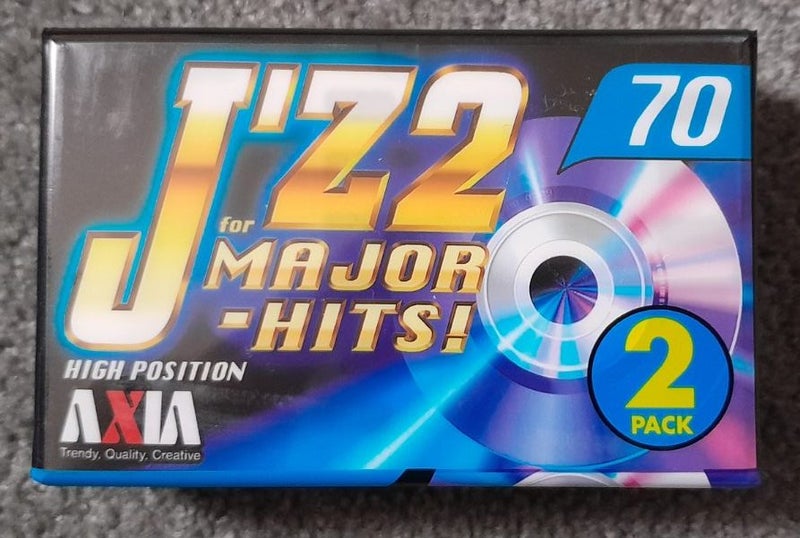 2-Pack JZ2 AXIA (Fuji) 70 min Type II Blank Audio Cassette Tapes (Japan new) Carousel 1