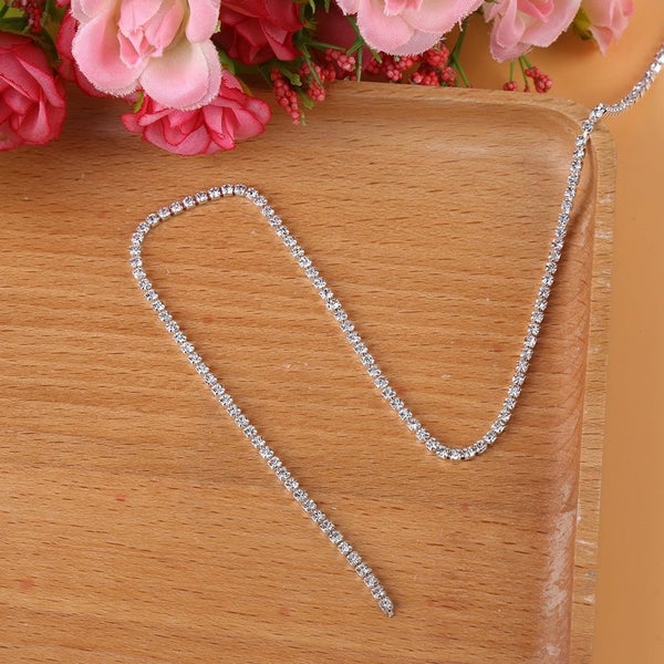 Clear Glass Rhinestone Cup Chain Jewelry Crafts Carousel 5