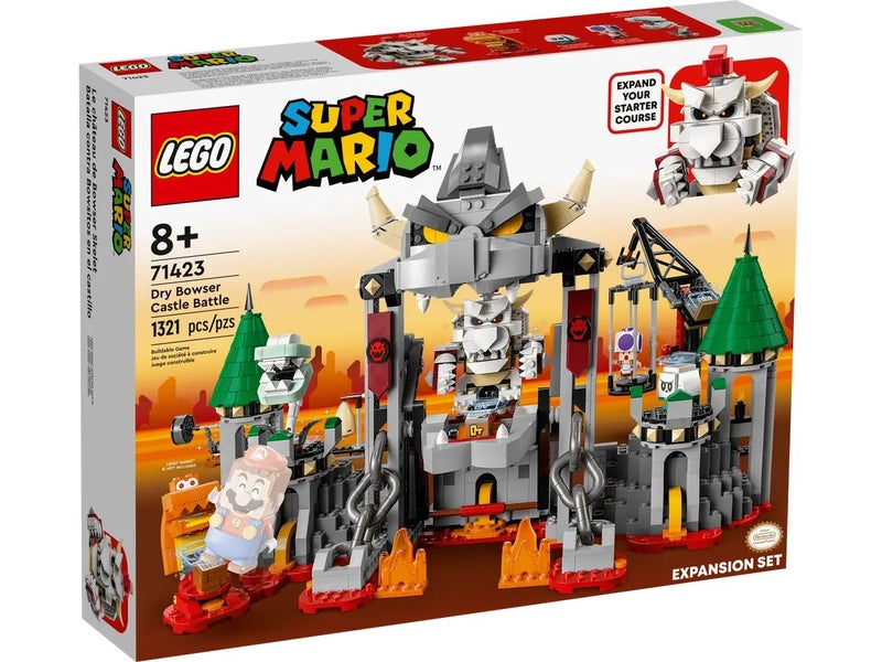 Lego SM Dry Bowser Castle Battle 71423 Carousel 1