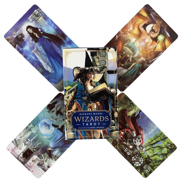 Wizards Tarot Cards A 78 Deck Oracle English Divination Edition Borad Carousel 1
