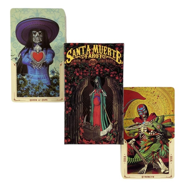 Santa Muerte Tarot Cards A 78 Deck Oracle English Visions Divination Carousel 6