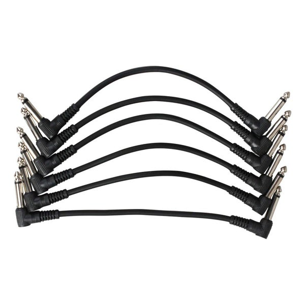 6Pcs Guitar Effect Pedal Cable Connecting Line 6.35Mm To 6.35Mm Audio Carousel 2