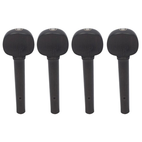 4 Pcs/Set Violin Tuning Pegs Tuners Ebony String Instrument Carousel 1