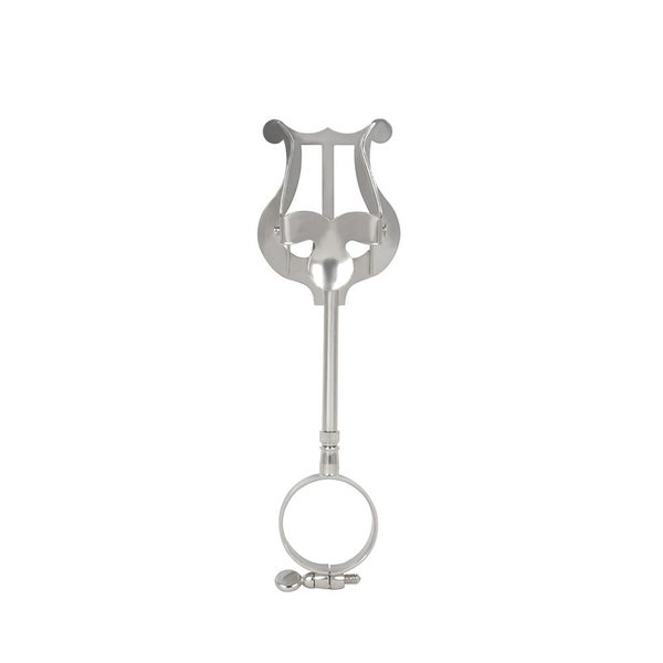 Clarinet Silver Portable Marching Music Stand Metal Stand Fixer Carousel 1