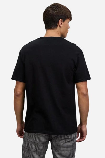 Brixton Mens Alpha Thread SS Standard Tee in Black Carousel 2