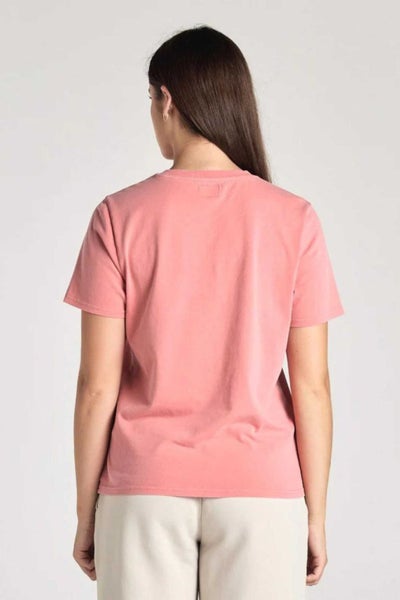 Huffer Womens Stella Tee/Ensemble in Pink Clay Carousel 2