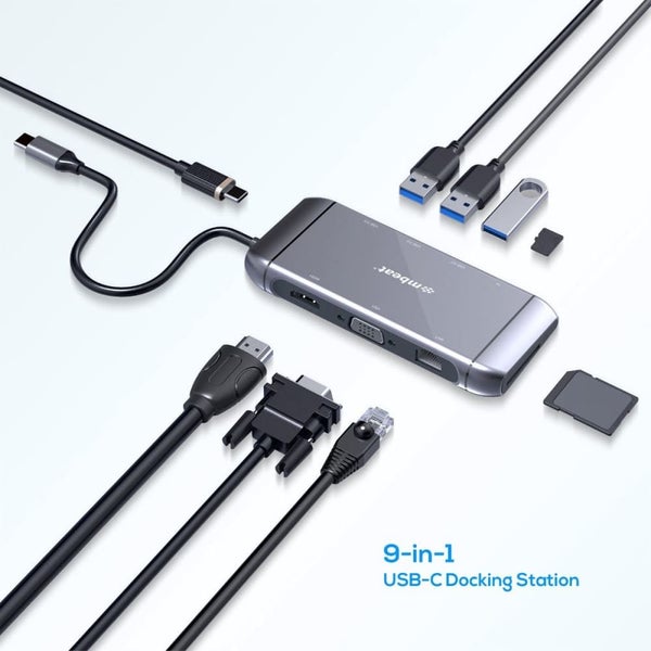 Mbeat Elite X9 9-in-1 Usb-c Docking Station Carousel 2