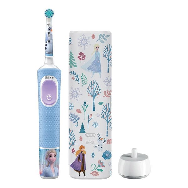 Oral B Power Toothbrush Pro 300 Kids Frozen w/ Travel Case Carousel 3