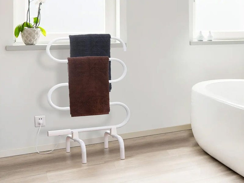 Portable Heated Towel Rail - Freestanding Electric 60W Carousel 2