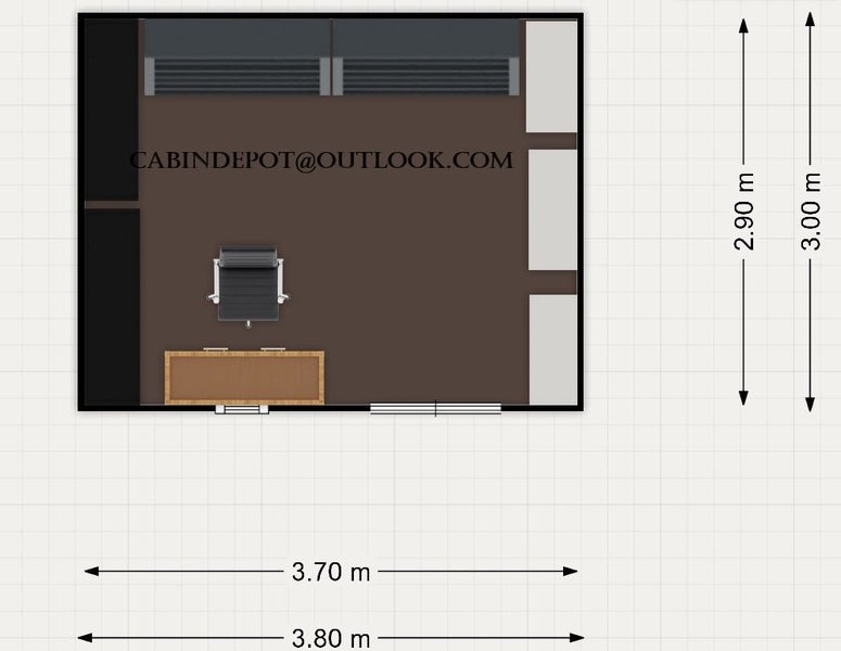cabin3.8mX3m/shed62960459955458112
