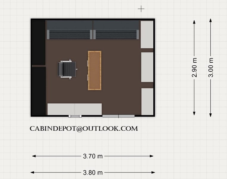 cabin3.8mX3m/shed62960459955458113