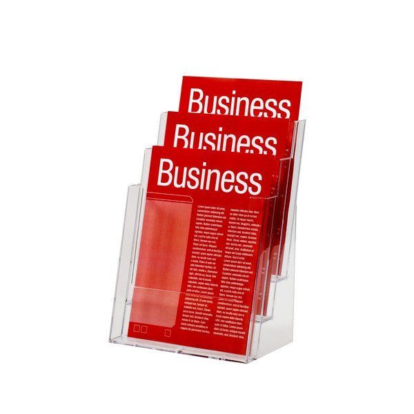 A4 Brochure Holder 3 tier Carousel 1