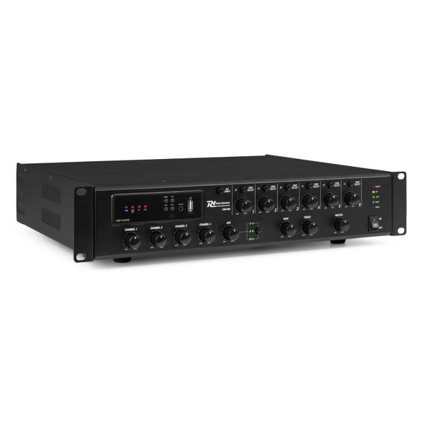 Commercial Mixer Amplifier 480W 6 zones Carousel 1