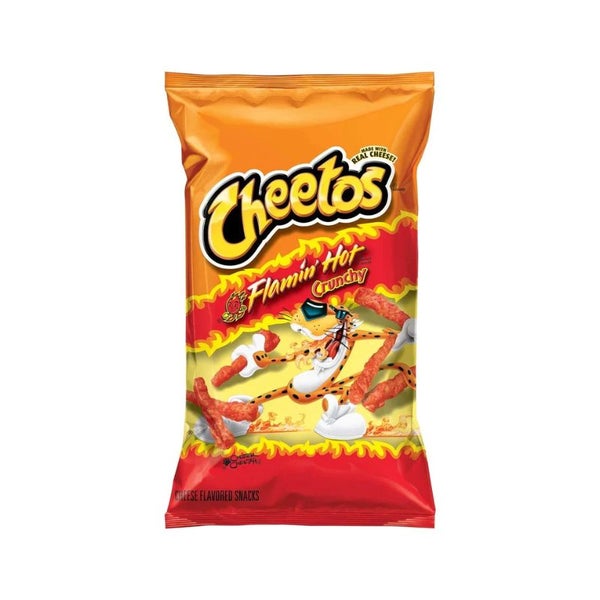 10 x Cheetos Flamin' Hot Crunchy Cheese Flavoured Snacks 226g Carousel 1