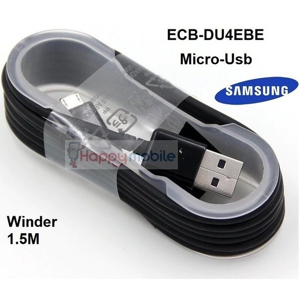 Genuine Samsung Micro usb Cable Fast Charging ECB-DU4EBE Note 3 4 5 S7 A01 A10 Carousel 2