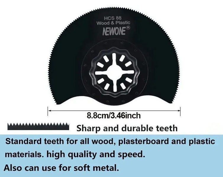 Starlock multi tool blades 88mm - wood , plastic Carousel 2