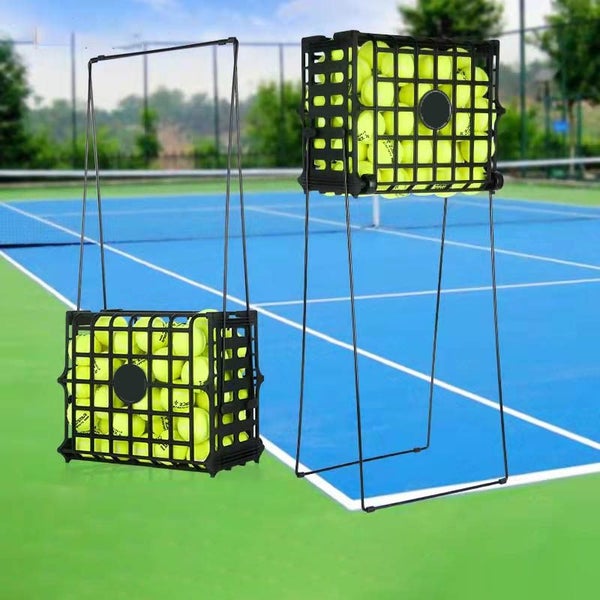 Professional 70 Pieces Tennis Ball Pick up Hopper Portable Tennis Carousel 6