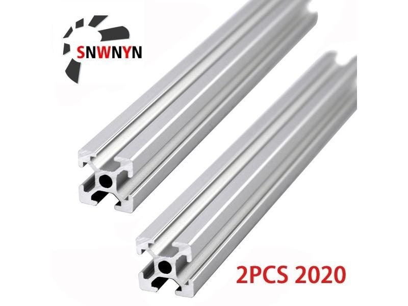 2PCS Aluminum Profile 6mm T Slot Aluminium Extrusion Anodized 100 200 400 500 Carousel 1