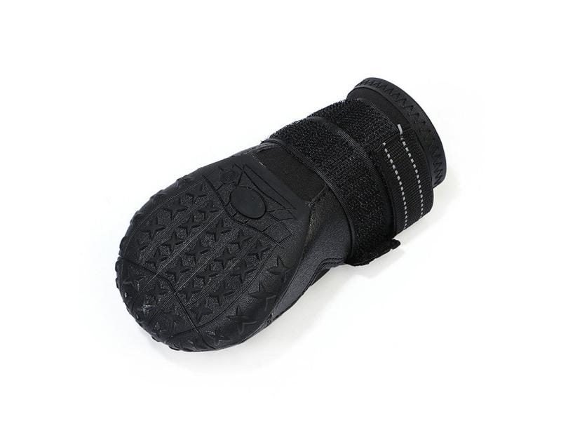 4pcs Dog Boots Waterproof Dog Shoes Dog Booties With Reflective Rugged Carousel 1