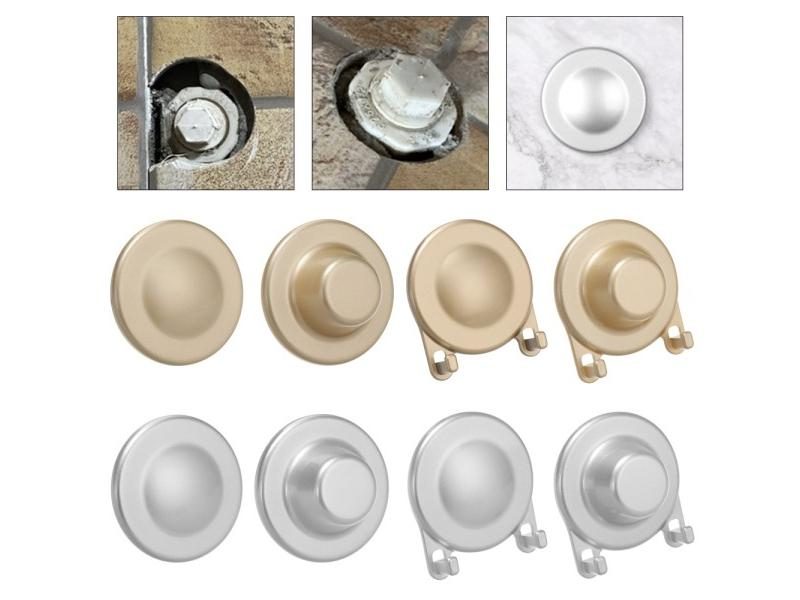 80mm Self Adhesive ABS Wall Hole Cover With Hooks Drill Hole Plugs Carousel 2
