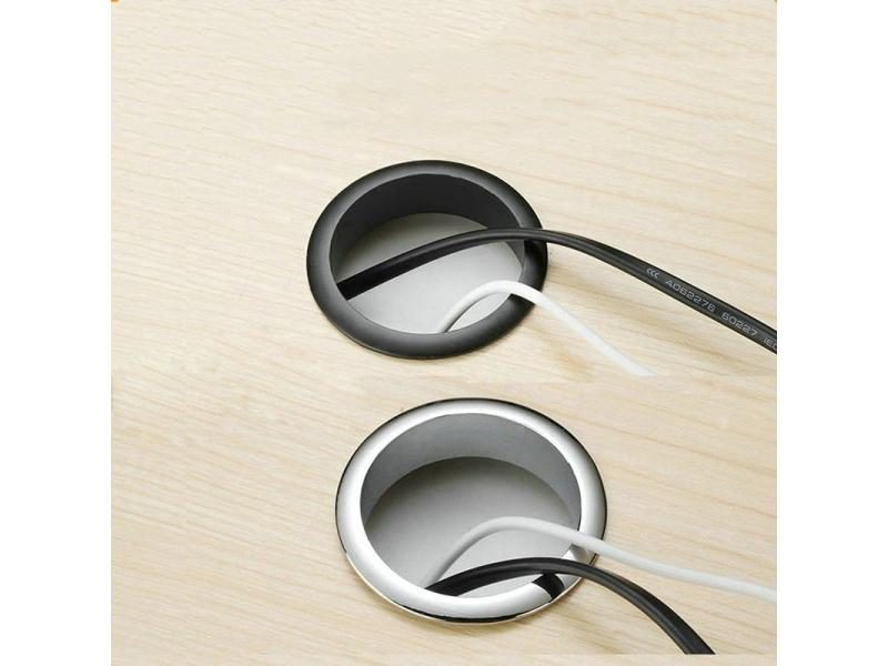 Hot Sale Zinc Alloy Round Plug Cover For Cabinet Vent Desk Wire Holder Carousel 2