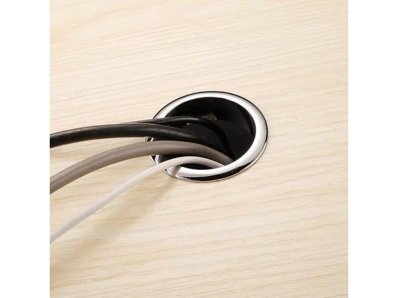 Hot Sale Zinc Alloy Round Plug Cover For Cabinet Vent Desk Wire Holder Carousel 1