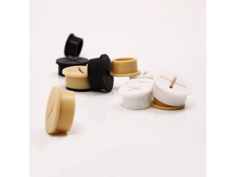 10 Pcs Desk Cord Grommet Round Cable Hole Cover Wire Organizer Carousel 2