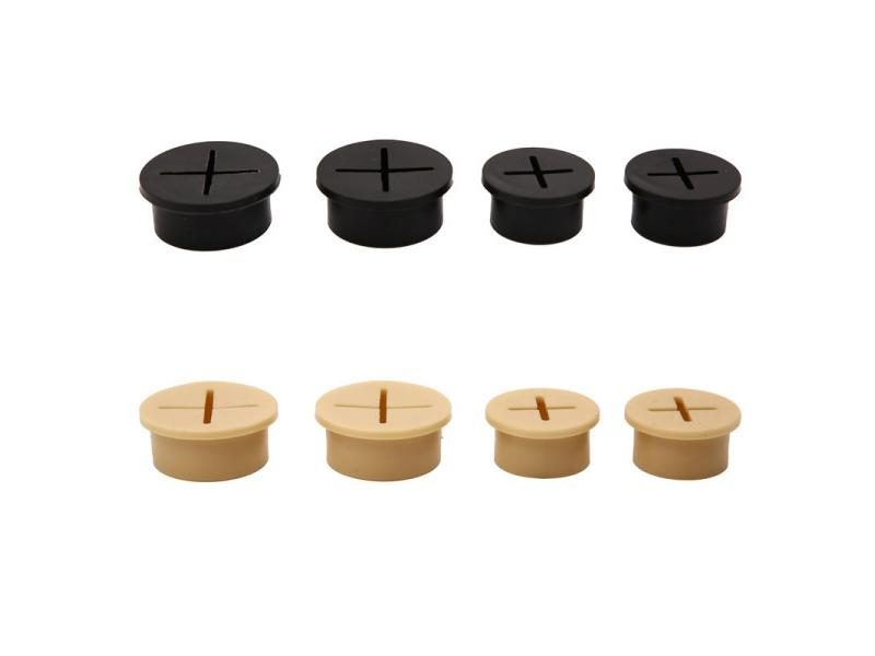 10 Pcs Desk Cord Grommet Round Cable Hole Cover Wire Organizer Carousel 1