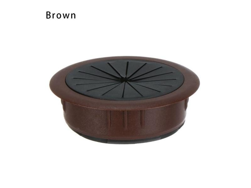 Desk Cord Grommet ABS Cable Hole Cover Wire Organizer Carousel 1