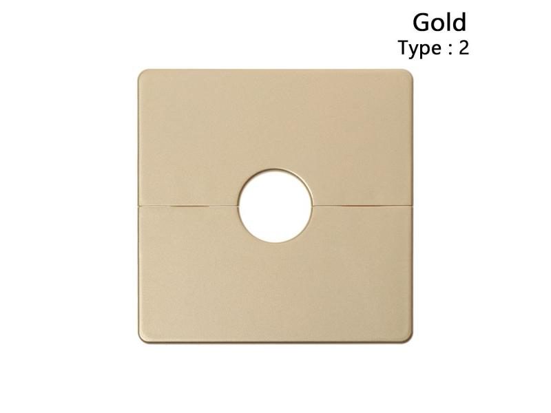 Wall Wire Hole Covers 86/90mm Junction Box Cable Grommet Desk Hole Cap Carousel 1