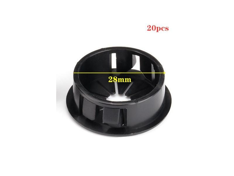20pcs Plastic Cable Hole Cover For PC Computer Desk Carousel 1