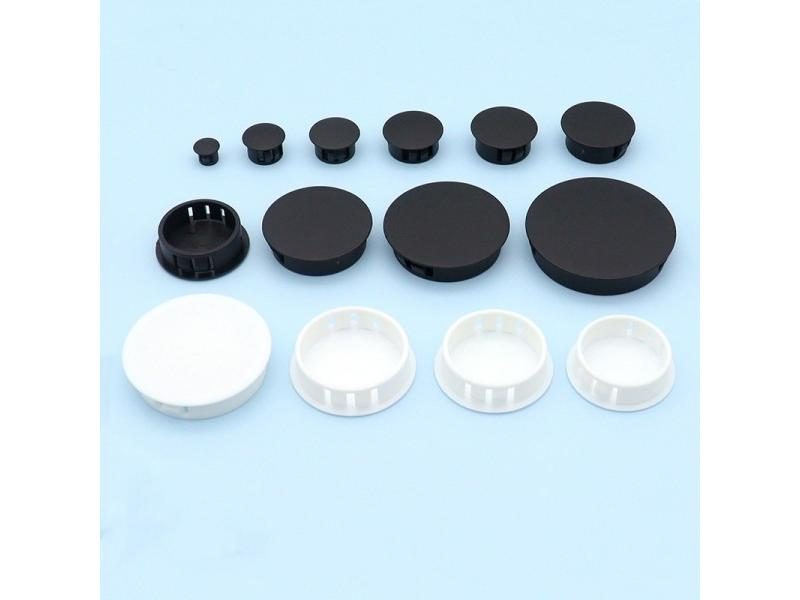 10 20 50PCS Round Snap Panel Locking Hole Plug Black White Carousel 1