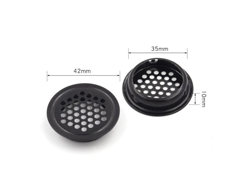 10pcs 35mm Round Stainless Steel Vent Grilles With Dustproof Mesh Carousel 1