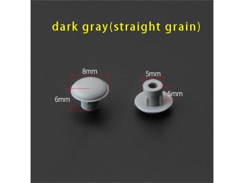 10 20 50PCS 5mm White Plastic Screw Hole Cover Plugs For Cabinet Shelf Carousel 1