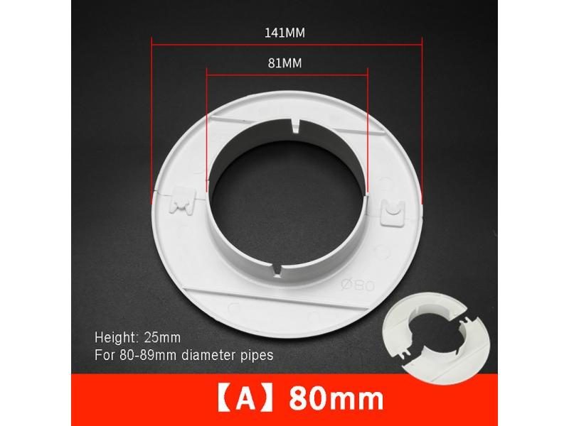 Plastic Wall Hole Decorate Cover Separable Junction Box Outlet Cable Protector Carousel 1
