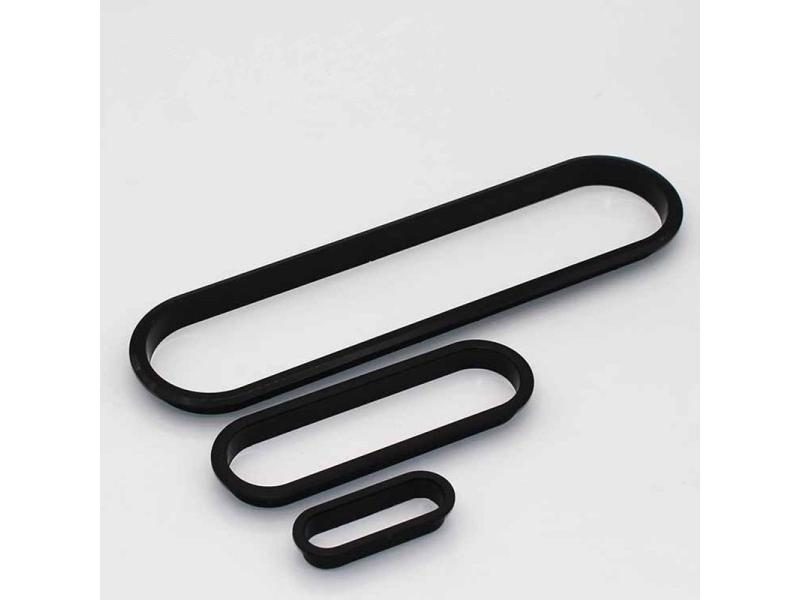 2pc Plastic Oval Plug Cover For PC Desk Cable Outlet Furniture Hardware Carousel 2