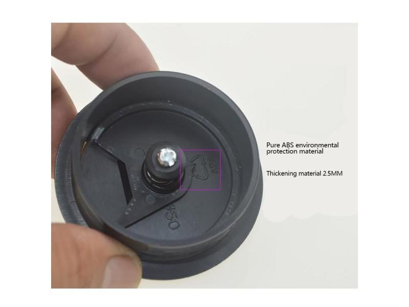1Pcs ABS Plastic Round Cable Box 50 53 60 80MM Desk Line Hole Cover Carousel 1