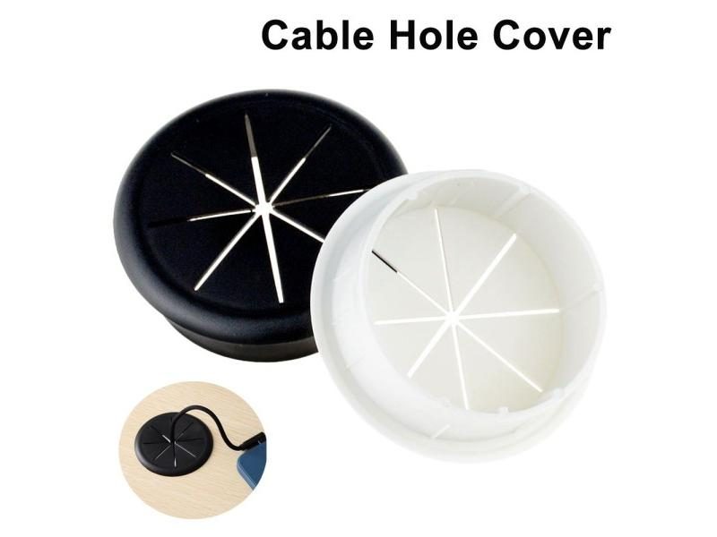 Wire Storage Desk Petal Threading Box Cover Cable Hole Cover Cord Grommets Carousel 2
