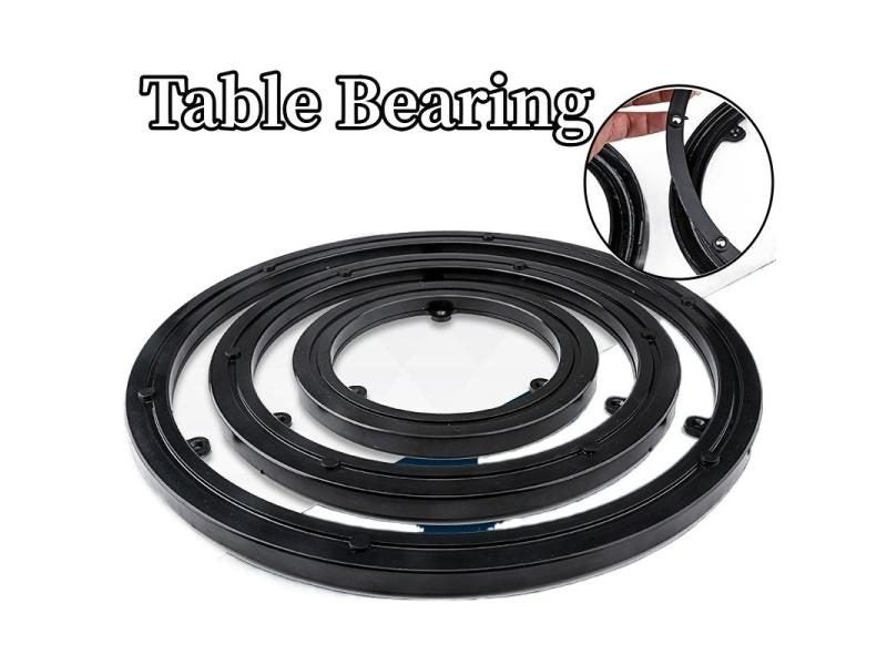 Rotating Turntable Bearing Plate ABS Swivel Base Table Dining Annular 360 Carousel 2