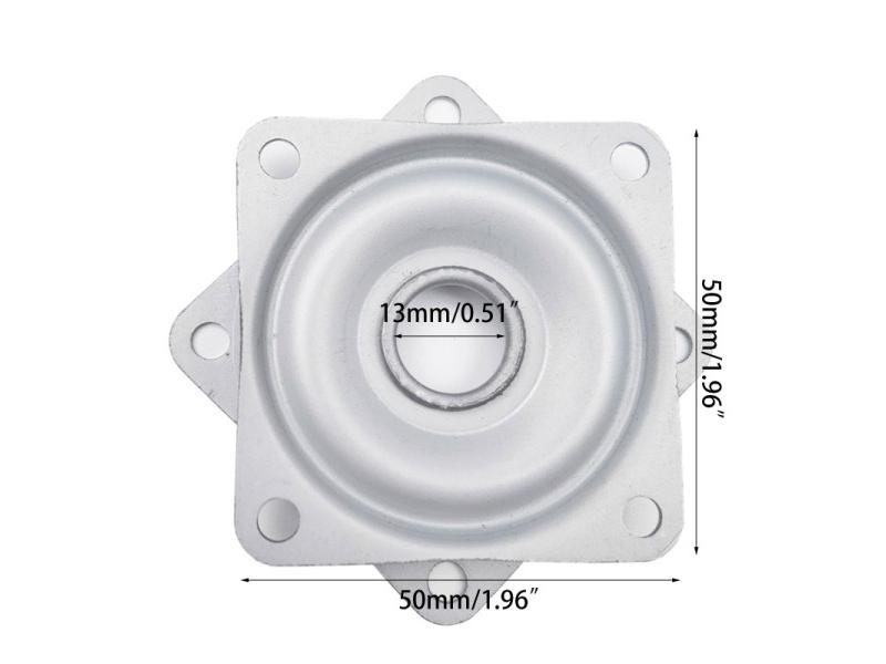 Heavy Duty Ball Bearing Swivel Plate Lazy Susan Square Rotating Bearing Plate Carousel 1
