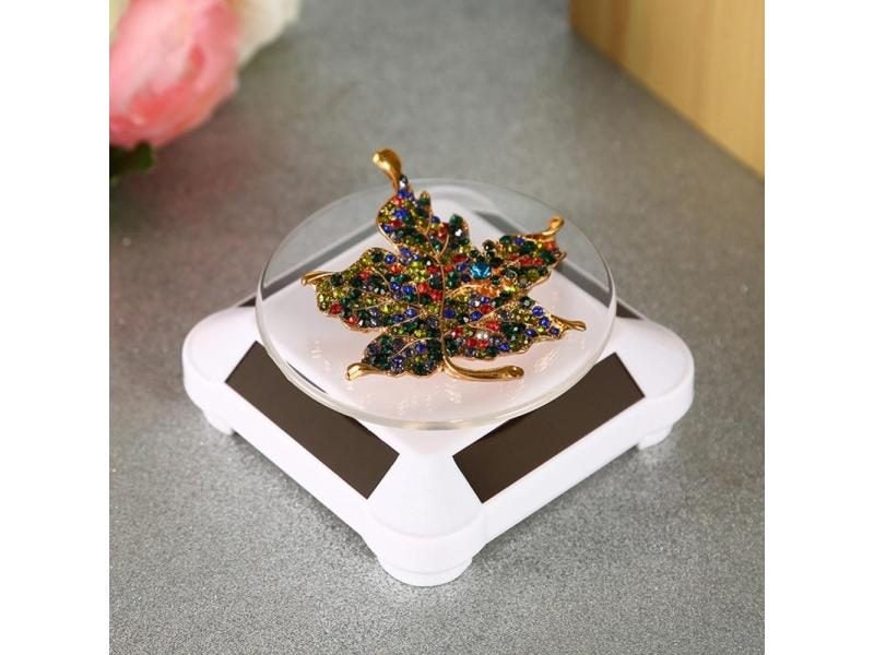 360 Degree Rotating Turntable Stand Necklace Bracelet Watch Jewelry Display Carousel 2